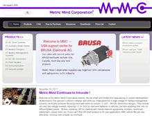 Tablet Screenshot of metricmind.biz